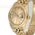 Rolex Oyster Perpetual Datejust Ref.1601 18ct 1969 mobile navigation (5)