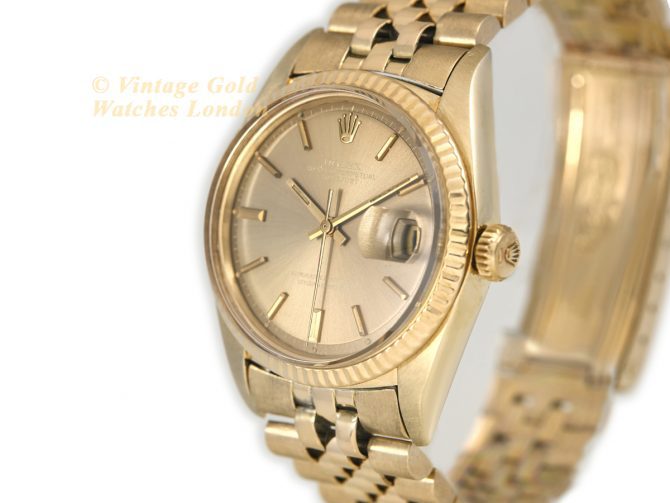 Rolex Oyster Perpetual Datejust Ref.1601 18ct 1969 (5)