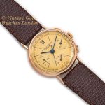 Baume & Mercier Chronograph Cal.1873 18ct Pink Gold c1951 mobile navigation (8)