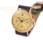 Baume & Mercier Chronograph Cal.1873 18ct Pink Gold c1951 mobile navigation (6)