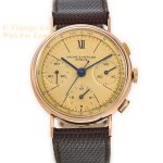 Baume & Mercier Chronograph Cal.1873 18ct Pink Gold c1951 mobile navigation (4)