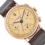 Baume & Mercier Chronograph Cal.1873 18ct Pink Gold c1951 mobile navigation (15)