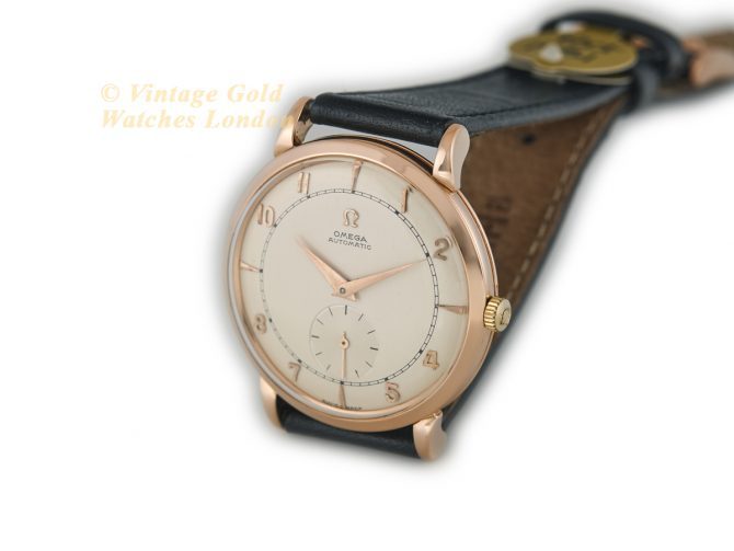 Omega Bumper Automatic Ref.2659 18ct Pink Gold 1951 (6)