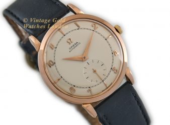 OM1699 Omega Automatic 18ct Pink Gold 1951 9 WM