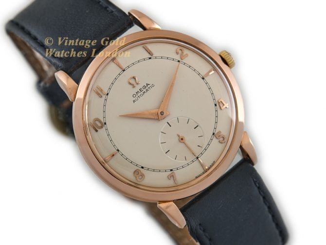 Omega Bumper Automatic Ref.2659 18ct Pink Gold 1951 (2)