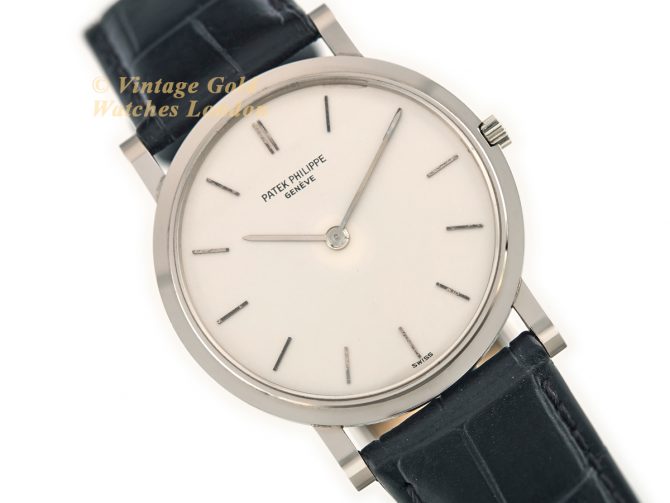 Patek Philippe Calatrava Ref.3498 18ct White Gold 1965 (1)