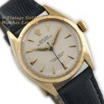 Rolex Oyster Perpetual Bubbleback Ref.6085 14ct c1952 Quilted Dial mobile navigation (2)