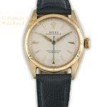 Rolex Oyster Perpetual Bubbleback Ref.6085 14ct c1952 Quilted Dial mobile navigation (4)