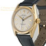 Rolex Oyster Perpetual Bubbleback Ref.6085 14ct c1952 Quilted Dial mobile navigation (5)