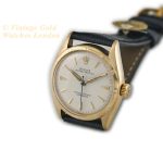 Rolex Oyster Perpetual Bubbleback Ref.6085 14ct c1952 Quilted Dial mobile navigation (6)