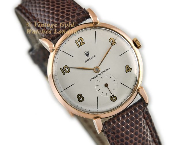 Rolex Precision Cal.1200 18ct Pink Gold c1956 (2)