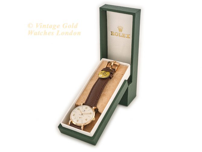 Rolex Precision Cal.1200 18ct Pink Gold c1956 (13)