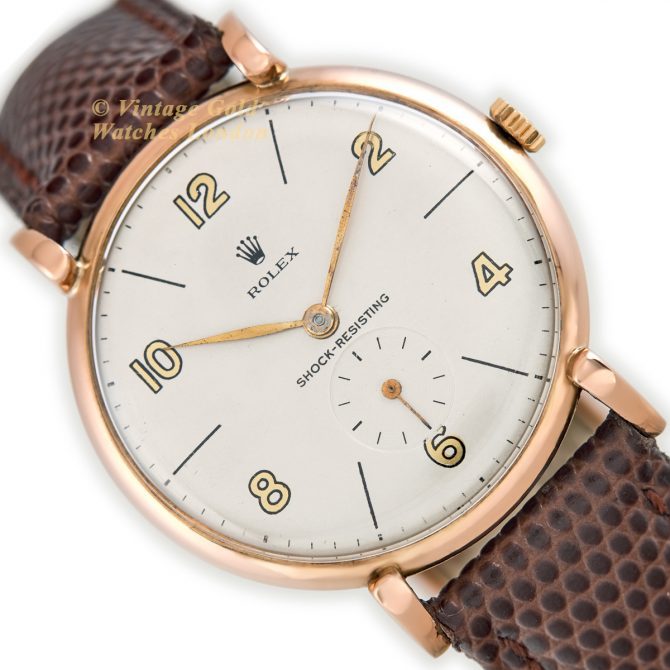 Rolex Precision Cal.1200 18ct Pink Gold c1956 (15)