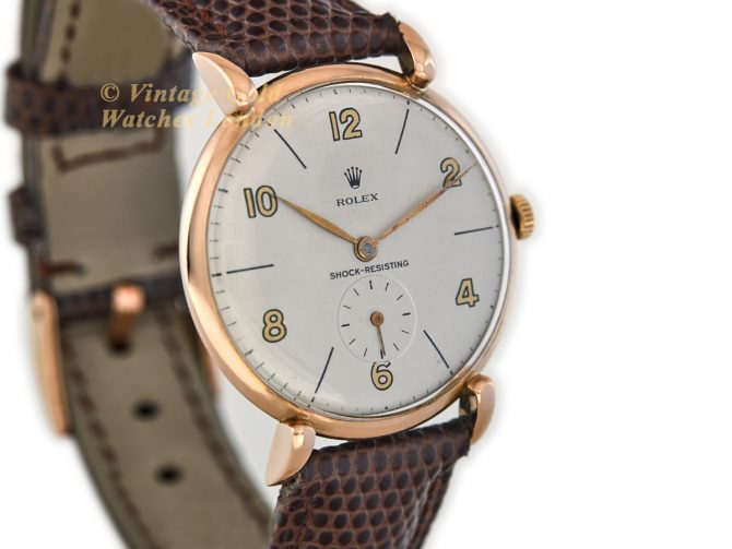 Rolex Precision Cal.1200 18ct Pink Gold c1956 (3)