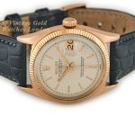 Rolex Oyster Perpetual Datejust Ref.6605 18ct Pink Gold 1957 Roulette Date mobile navigation (7)