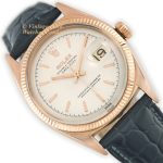 Rolex Oyster Perpetual Datejust Ref.6605 18ct Pink Gold 1957 Roulette Date mobile navigation (15)