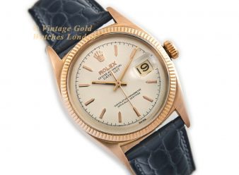 R1724 Rolex Oyster perpetual DateJust 1957 18ct pink Gold WM (2)