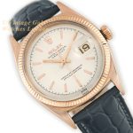 Rolex Oyster Perpetual Datejust Ref.6605 18ct Pink Gold 1957 Roulette Date mobile navigation (1)