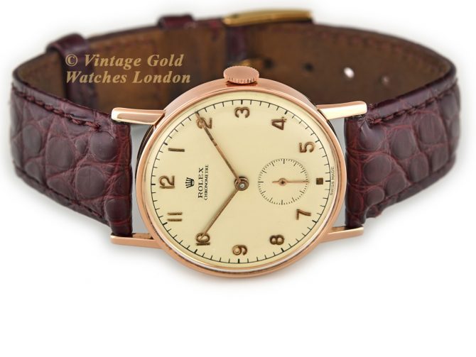 Rolex Chronometer Ref.3265 18ct Pink Gold 1935 (7)