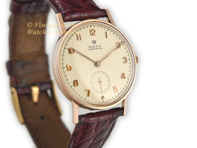 Rolex Chronometer Ref.3265 18ct Pink Gold 1935 (3)