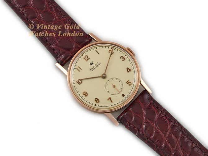 Rolex Chronometer Ref.3265 18ct Pink Gold 1935 (8)