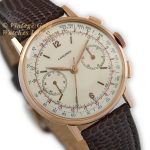 Longines Cal.30CH Flyback Chronograph 18ct Pink Gold 1953 mobile navigation (2)