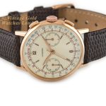 Longines Cal.30CH Flyback Chronograph 18ct Pink Gold 1953 mobile navigation (7)