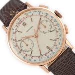 Longines Cal.30CH Flyback Chronograph 18ct Pink Gold 1953 mobile navigation (15)