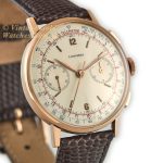 Longines Cal.30CH Flyback Chronograph 18ct Pink Gold 1953 mobile navigation (3)