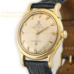 Omega Constellation Bumper Auto Deluxe Ref.2652SC 18ct 1952 1st Release mobile navigation (5)