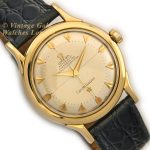 Omega Constellation Bumper Auto Deluxe Ref.2652SC 18ct 1952 1st Release mobile navigation (2)