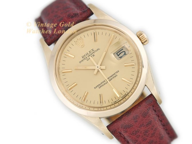 Rolex Oyster Perpetual Date Ref.15007 18ct 1981 (1)