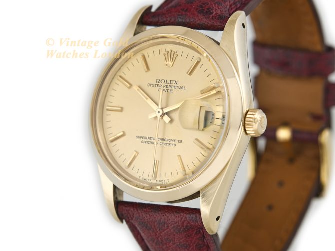 Rolex Oyster Perpetual Date Ref.15007 18ct 1981 (5)