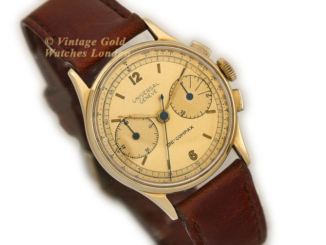 Universal Geneve Uni-Compax Chronograph Cal.283 18ct 1943 (2)