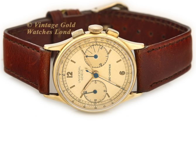 Universal Geneve Uni-Compax Chronograph Cal.283 18ct 1943 (7)