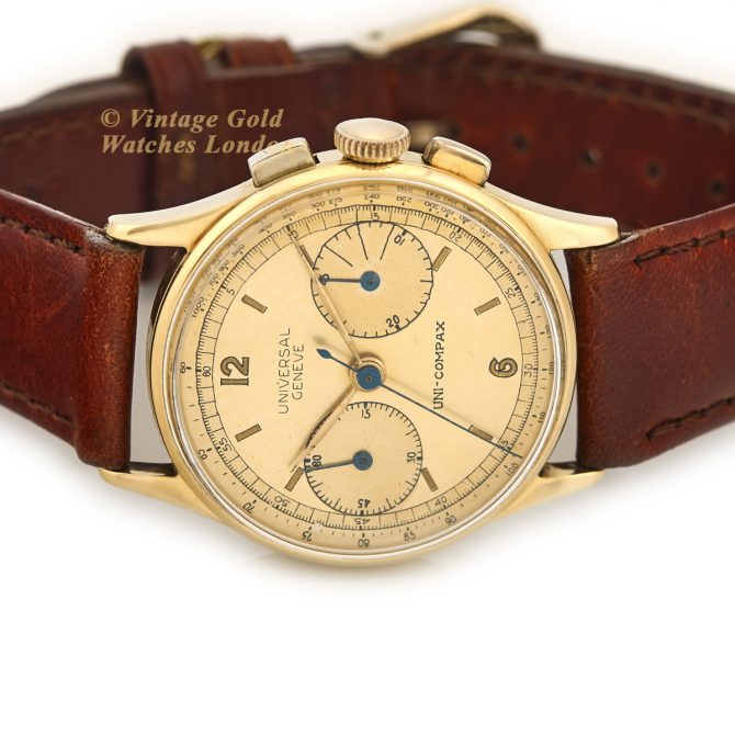 Universal Geneve Uni-Compax Chronograph Cal.283 18ct 1943 (14)