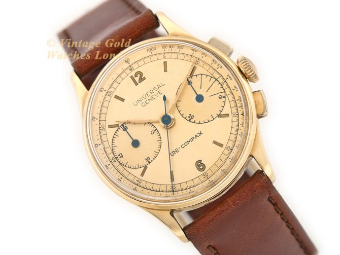 Universal Geneve Uni-Compax Chronograph Cal.283 18ct 1943 (1)