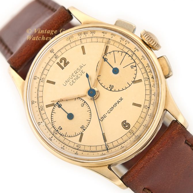 Universal Geneve Uni-Compax Chronograph Cal.283 18ct 1943 (15)