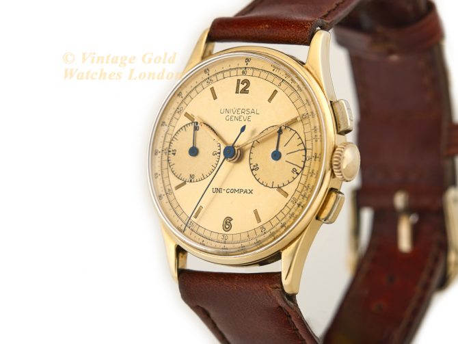 Universal Geneve Uni-Compax Chronograph Cal.283 18ct 1943 (5)