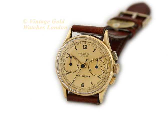 Universal Geneve Uni-Compax Chronograph Cal.283 18ct 1943 (6)