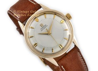 OM1753 Omega Automatic 1954 14k 14ct Gold 2 WM