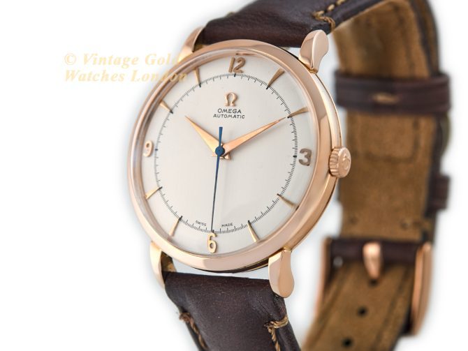 Omega Bumper Automatic Ref.2643 18ct Pink Gold 1950 (5)