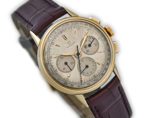 Omega Chronograph Cal.321 18ct 1948 (2)