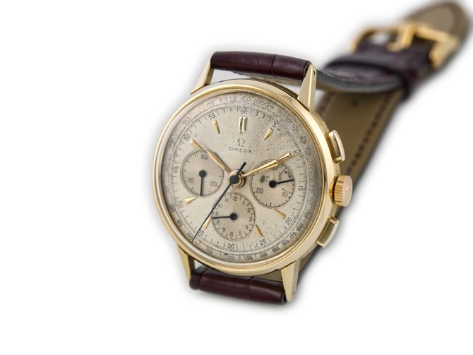 Omega Chronograph Cal.321 18ct 1948 (6)