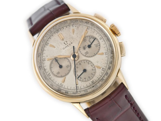 Omega Chronograph Cal.321 18ct 1948 (1)