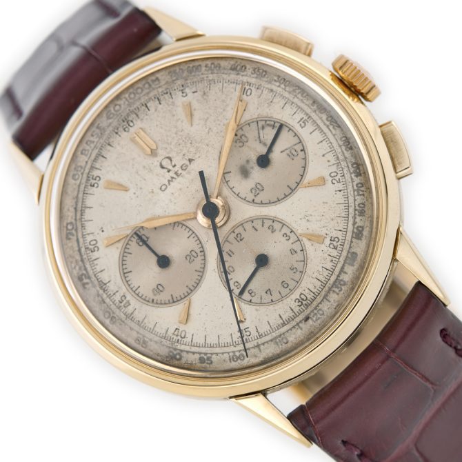 Omega Chronograph Cal.321 18ct 1948 (15)