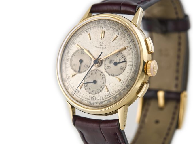 Omega Chronograph Cal.321 18ct 1948 (5)