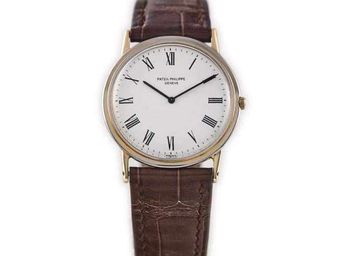 Patek Philippe Calatrava Ref.3520 18ct White and Yellow Gold 1965 (4)