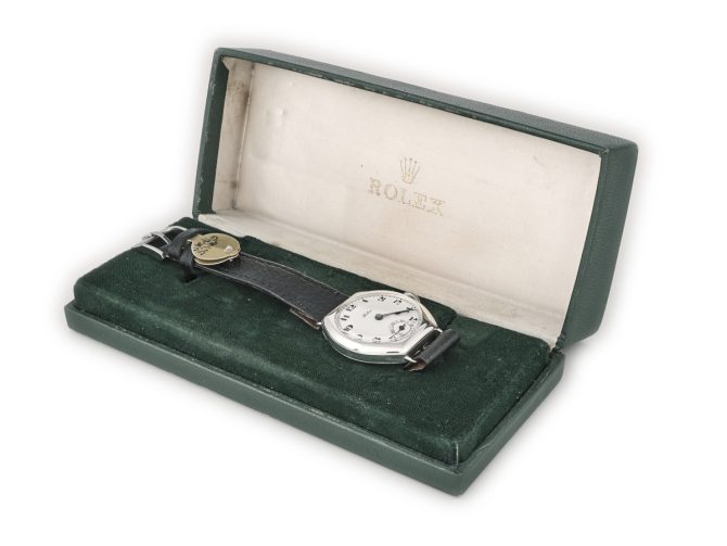 Rolex Cal.10½ Sterling Silver Porcelain Dial c1935 (13)