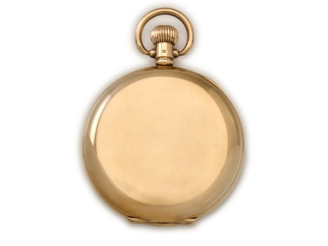 Pocket Watch Swiss Movement, Dennison 9ct Gold Case 1923 (5)